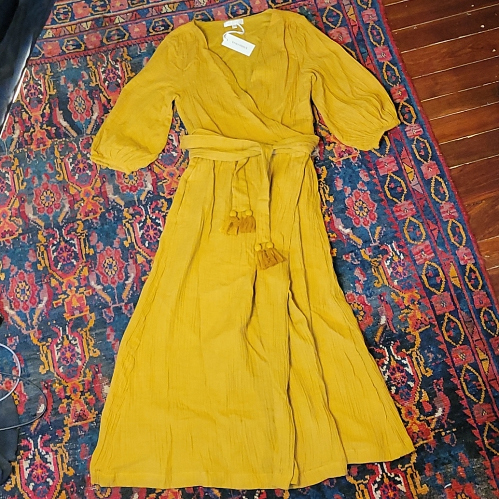 SOLD - NWT Voloshin Louisa Gauze Wrap Dress - S - Picture 7 of 7